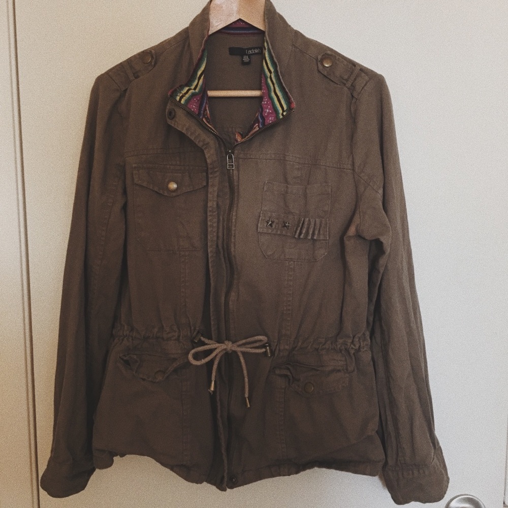 Ladakh Olive Green Military Jacket